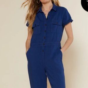 NWT - Outerknown SEA Suit Linen-blend Jumpsuit - M